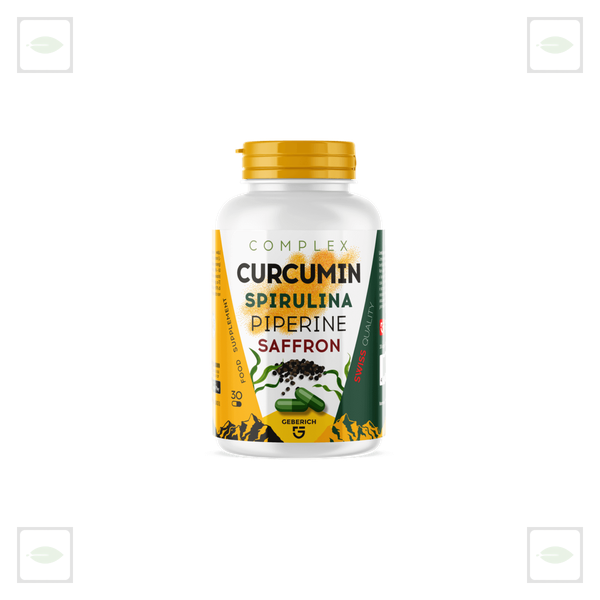 Complex Curcumin Spirulina Piperine Saffron